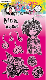 ABM-BB-STAMP127 - Frida's flowers Bold and Bright nr.127