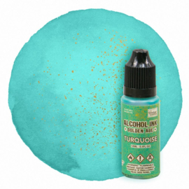 Couture Creations Alcohol Ink Golden Age Turquoise 12ml (CO728496)