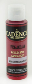 Cadence Premium acrylverf (semi mat) Crimson - rood 01 003 4350 0070 70 ml