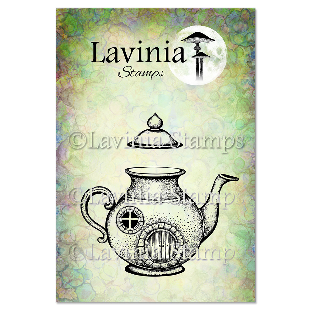 Lavinia Teapot Cottage Stamp LAV995