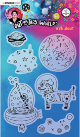 ABM-OOTW-STAMP69 ABM Clear Stamp Walk-about Out Of This World nr.69