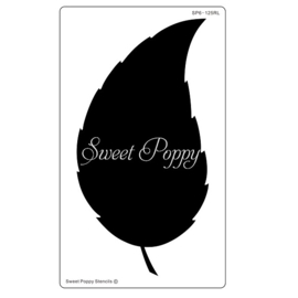 Sweet Poppy Stencil: Rose Leaf Aperture SP6-125RL