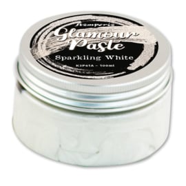 Stamperia Sparkling White Glamour Paste 100ml (K3P61A)