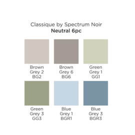 Spectrum Noir Classique Neutral (6pcs) (SPECN-CS6-NEU)