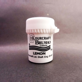 Brusho Individual Colours Small Pot 15gr of Lemon