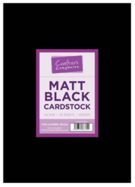 Crafter's Companion Matt Black Cardstock A4 CC-MATTBLK