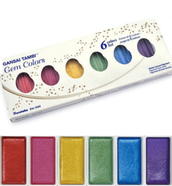 Gem Colors, 6 Colors set MC20GC/6v