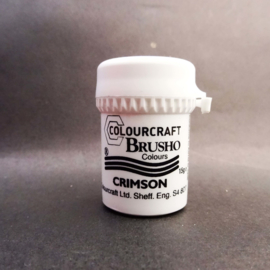 Brusho Individual Colours Small Pot 15gr of Crimson