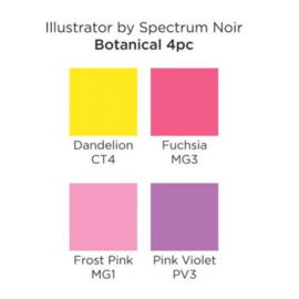 Spectrum Noir Illustrator 4pk - Botanical