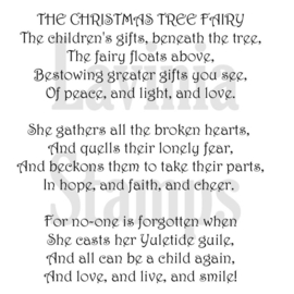 Christmas Tree Fairy Stamp LAV345