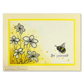 Bumble Words Stamp LAV900