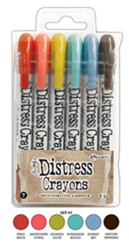 Ranger - Tim Holtz - Distress - Crayons Set 7 TDBK51770