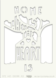 Claritystamp Art Stencil A5 Home (STE-HO-00199-A5)