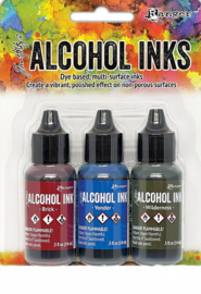 Ranger • Tim Holtz Alcohol Ink Kit Expedition 3pcs TAK86123