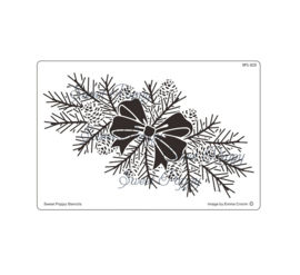 Sweet Poppy Stencil: Pine Sprig SP1-323