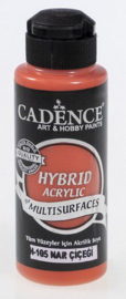 Cadence hybride acrylverf (semi mat) Granaatappelbloem 01 001 0105 0120 120 ml
