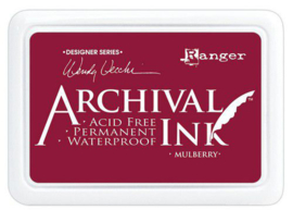 Ranger Archival Ink pad - Mulberry AID73994 Wendy Vecchi