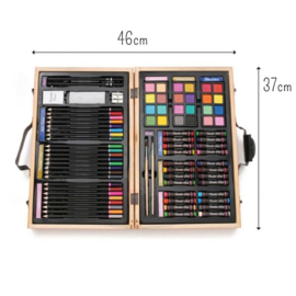 Studio 71 • Professional art set wooden case 80pcs set