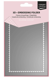 Vaessen Creative • 3D Embossing Folder Postzegel 11x15cm 3625-0303
