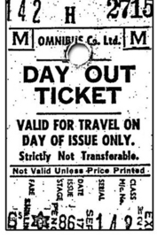 Day Out Ticket Unmounted Rubber Stamps (CI-022)