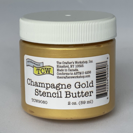 The Crafter's Workshop Champagne Gold Stencil Butter 2 oz.