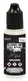 Couture Creations Stayz in Place Alcohol Ink Pearlescent Jet Black (12ml) Reinker ((CO728200)