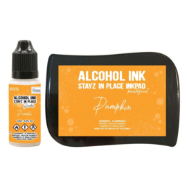 Couture Creations Stayz in Place Alcohol Ink Pearlescent Pumpkin Pad+Reinker (CO728177)