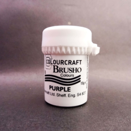 Brusho Individual Colours Small Pot 15gr of Purple