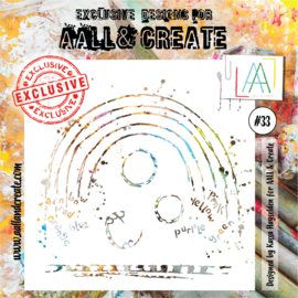 AALL & Create 6"x6" Stencil #33