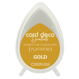 Card Deco Essentials Fast-Drying Pigment Ink Pearlescent Gold  CDEIPL026