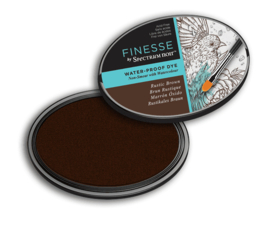 Spectrum Noir ovale Inktkussen - Finesse Water-proof - Rustic Brown