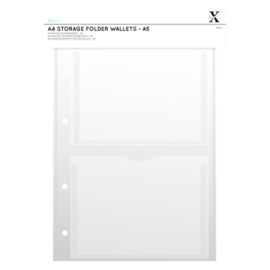 A4 Storage Folder Wallets A5 and 6x6 Inch (XCU 245103)