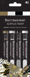 Spectrum Noir Acrylic Paint Marker sets (4st)-Essential