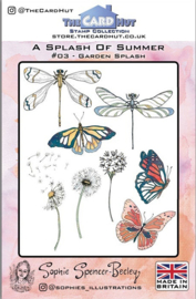 The Card Hut Garden Splash Clear Stamps (SSB003)