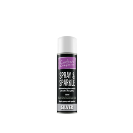 Crafter's Companion Spray & Sparkle Zilver Glitter Vernis SPR-SPK-SLV