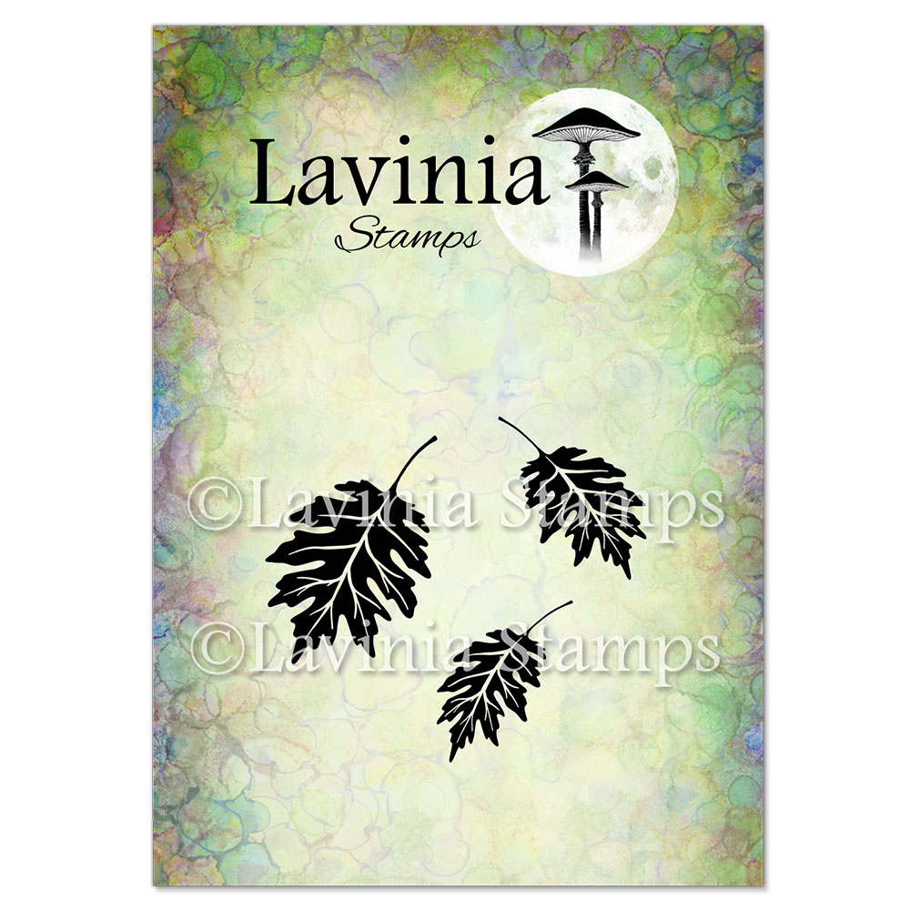 Lavinia Red Oak Leaf Stamp LAV990