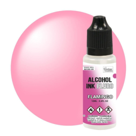Couture Creations Alcohol Ink FLURO Flamingo 12ml (CO727955)