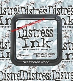 Distress Ink Pad Weathered Wood TIM20257