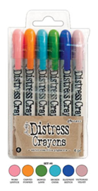 Ranger - Tim Holtz - Distress - Crayons Set 6 TDBK51763