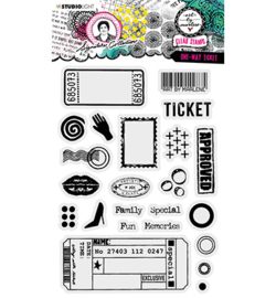 ABM Clear Stamp One-way ticket Signature Collection nr.471 ABM-SI-STAMP471