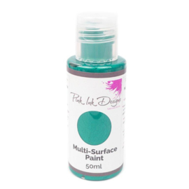 Pink Ink Multi Surface Paint Turquoise Wave Shimmer