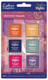 CC - Arabian Nights - Shimmer Inkpads - 6 Pack