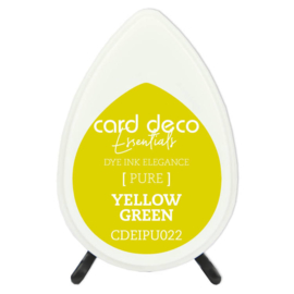 Card Deco Essentials Fade-Resistant Dye Ink Yellow Green  CDEIPU022