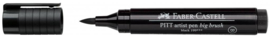 Faber Castell Tekenstift Pitt Artist Pen Big Brush 199 Zwart (FC-167699)