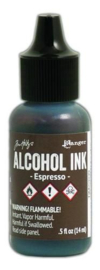 Alcohol Ink Espresso
