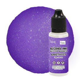 Couture Creations Alcohol Ink Glitter Accents Amethyst 12ml (CO727667)