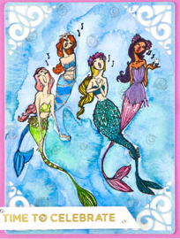 Spellbinders Singing Mermaids Clear Stamps (JDS-056)