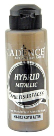 Cadence Hybride metallic acrylverf (semi mat) Donker goud 01 008 0813 0120 120 ml