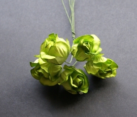 Wilde roosknop 5 st, 2 cm