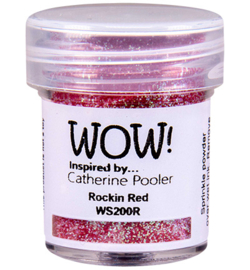 Wow! Embossing Glitters Rockin Red WS200R